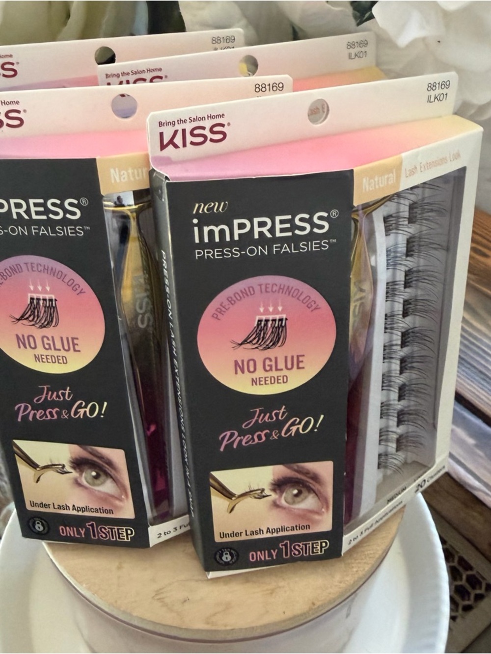 Kiss Impress Press-On Falsies
Natural Look Style 88169 Lot of 4
Packs New Sealed - Picture 2 of 8